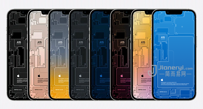 图片[5]丨iPhone 13系列 透明外壳拆机透视壁纸下载丨简而易网