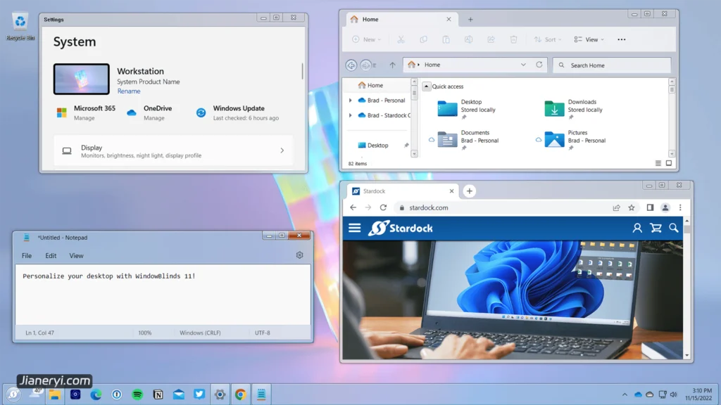 图片[1]丨WindowBlinds 11 – Windows系统界面美化软件丨简而易网